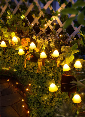 Brightown solar garden lights adjust to sun exposure for optimal performance.