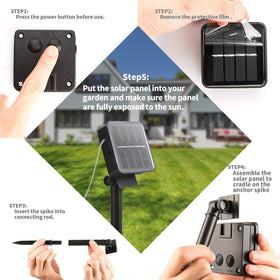 Brightown 180-degree solar panel maximizes daytime charging efficiency