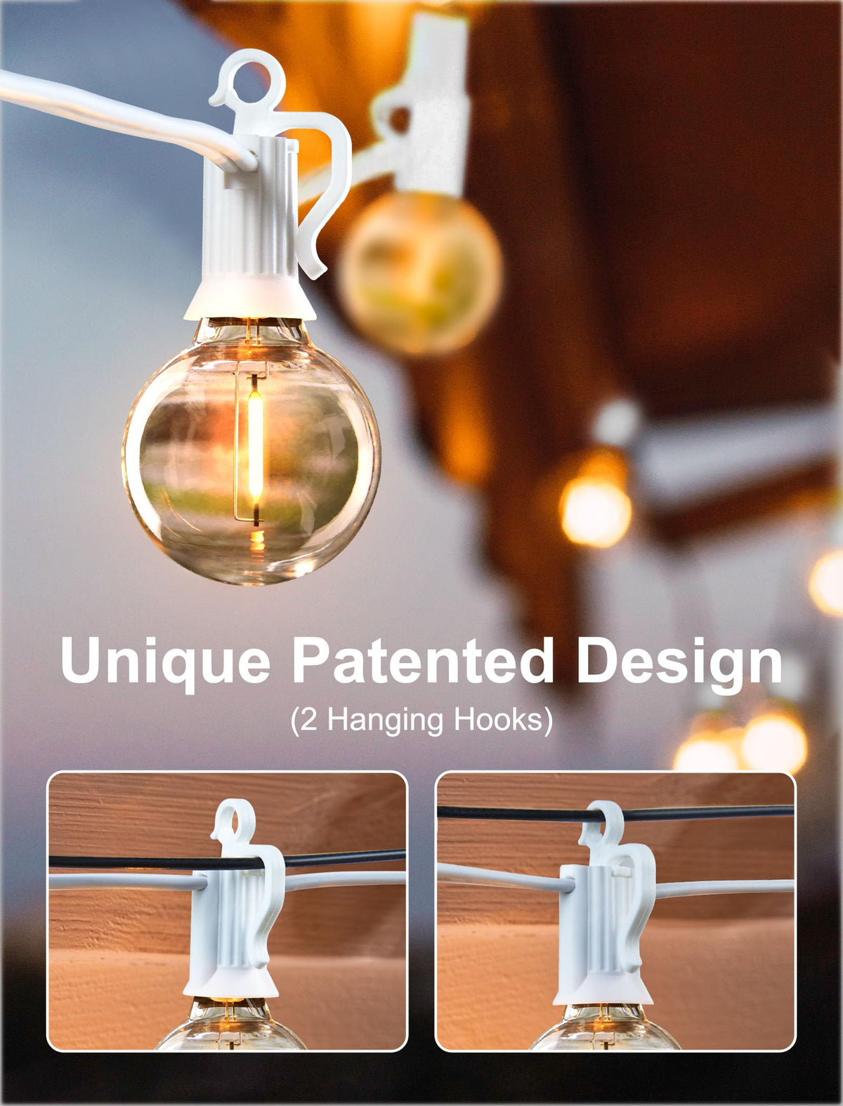 Brightown spare bulbs and durable construction for reliable decorating
