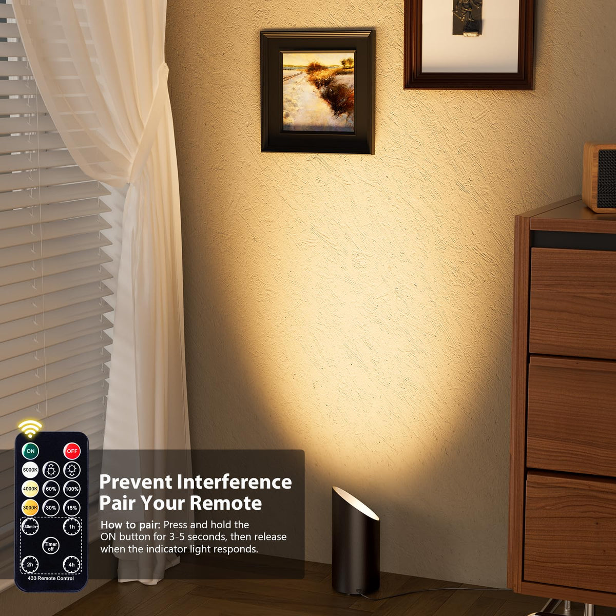 Brightown uplights aluminum body designed for durability and style