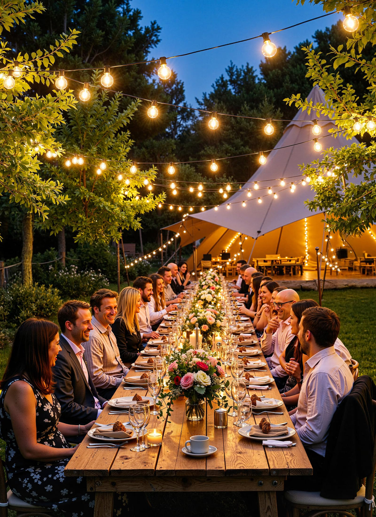 Brightown warm 2700K glow enhances evenings outdoors with inviting atmosphere.