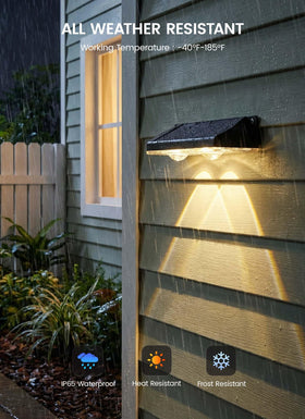 Brightown warm-white ambiance light offers subtle safety for entrances.