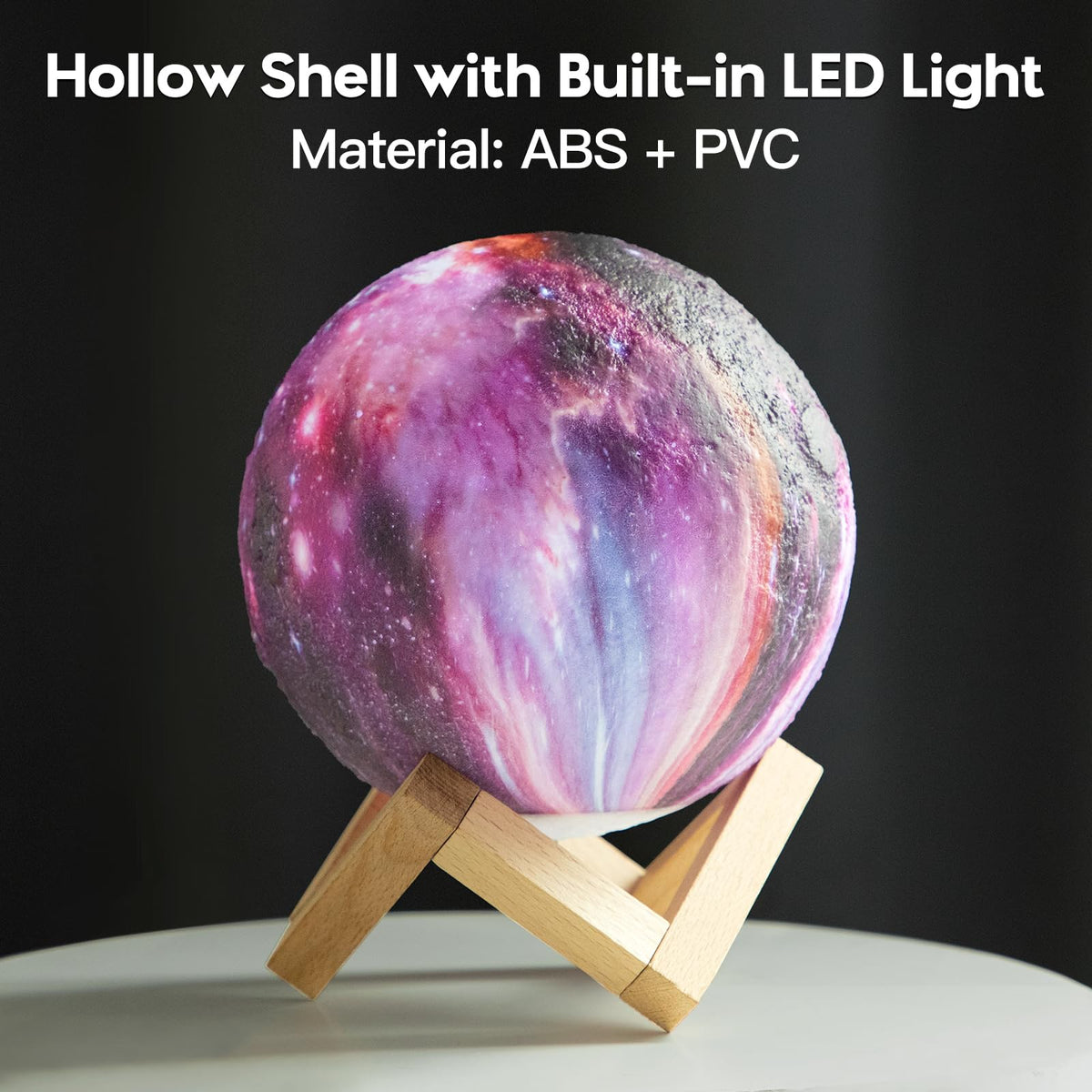 BRIGHTWORLD Moon Lamp ideal for kids' rooms and bedtime ambience