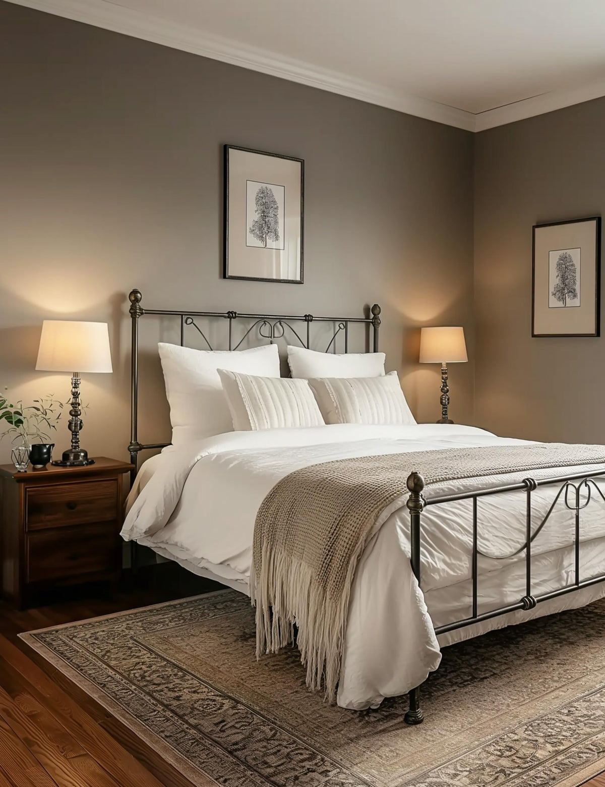 Briignite soft white 3000K lighting adds cozy ambiance for evenings.