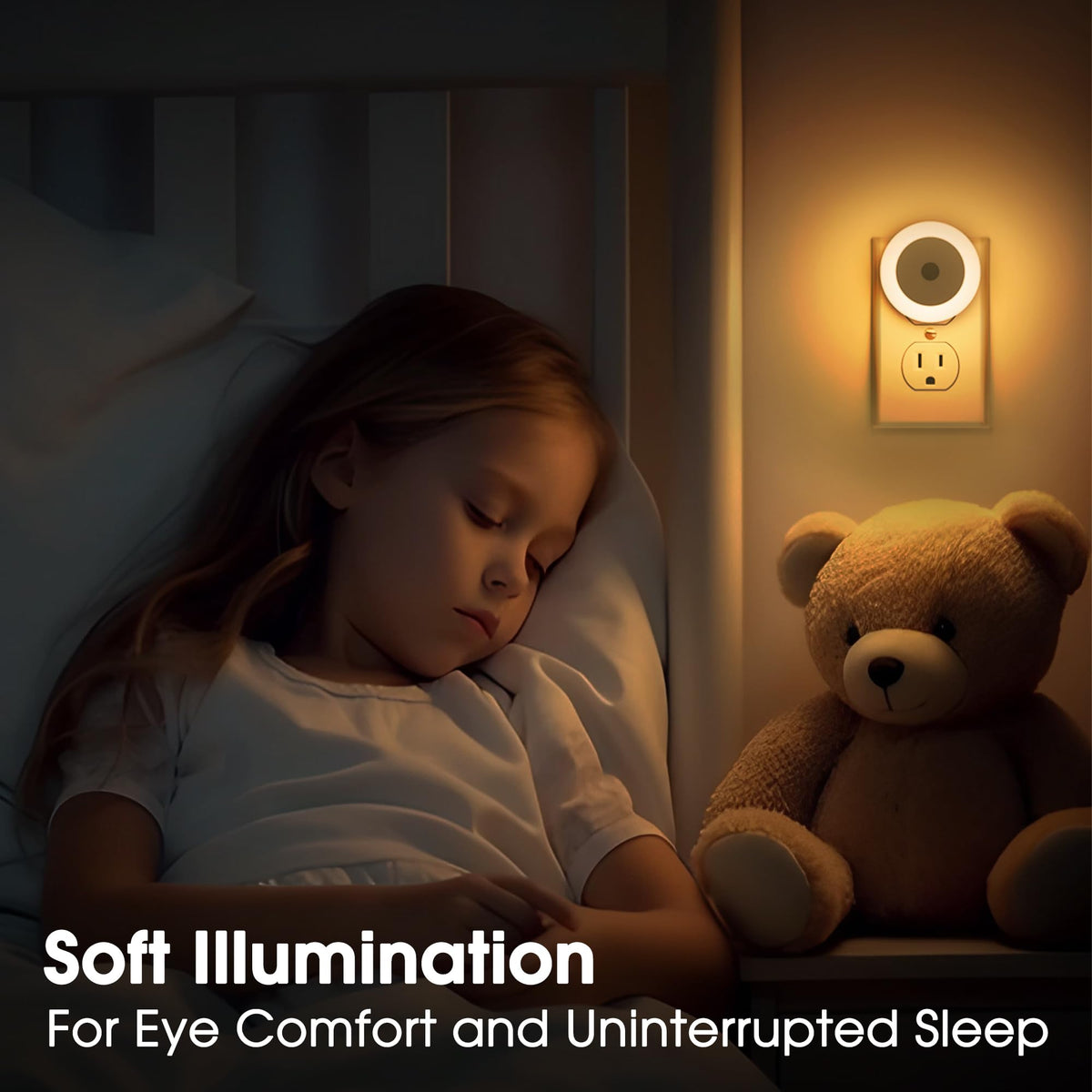 Briignite night light suitable for kids' rooms and nurseries during nightly routines.