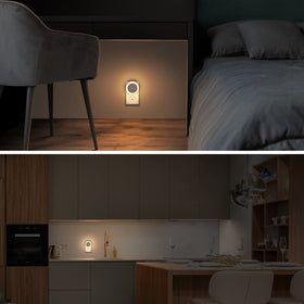 Briignite easy-to-install plug-in night light for quick setup in any room.