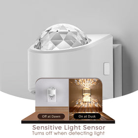 Briignite dusk-to-dawn auto sensor keeps hallways safely lit when needed