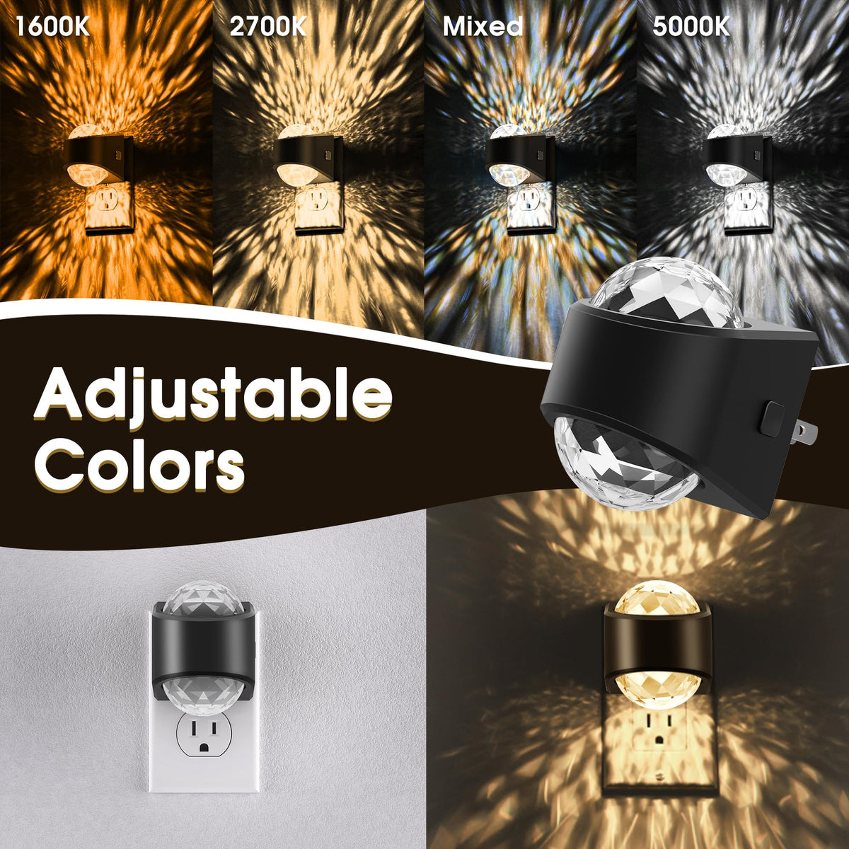 Briignite kids room night light providing gentle, safe illumination