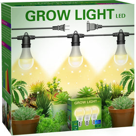 Briignite perforated-design hanging grow light enables easy height adjustment for indoor gardens.