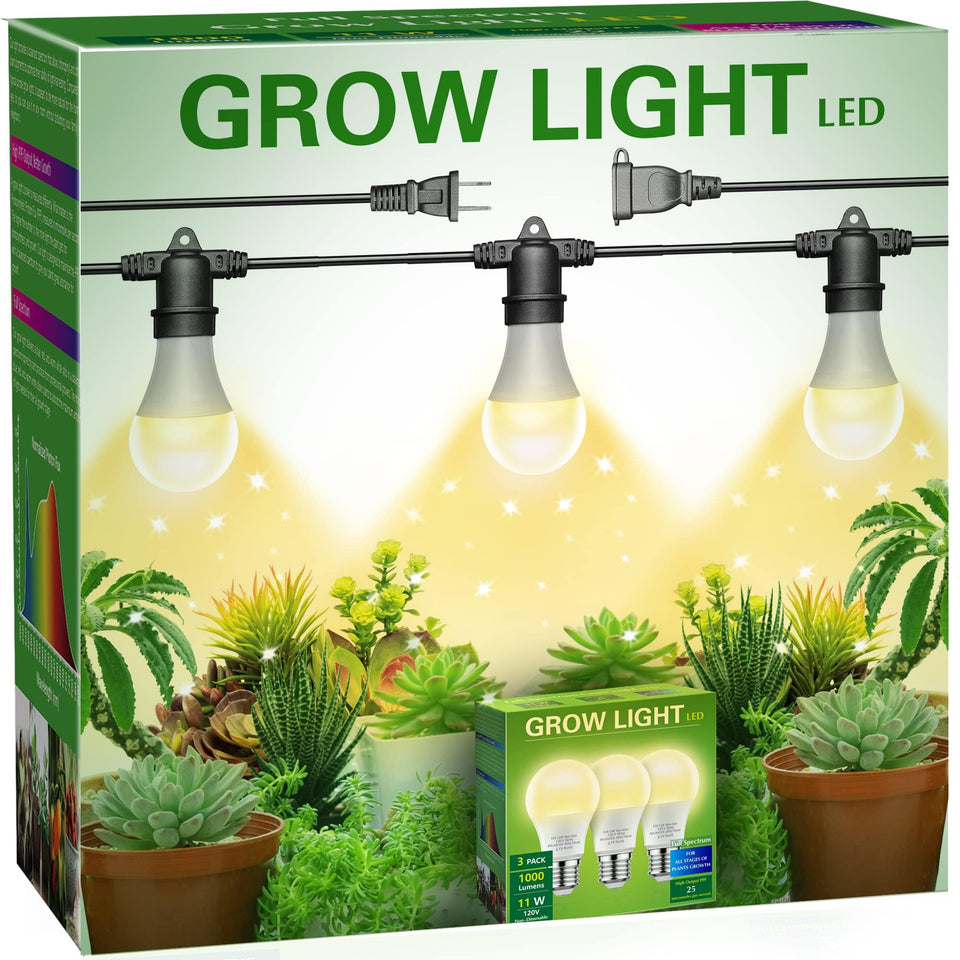 Briignite perforated-design hanging grow light enables easy height adjustment for indoor gardens.
