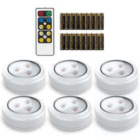Brilliant Evolution push light under cabinet with remote for instant brightness