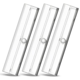 Brilliant Evolution wireless stair light with motion sensor illuminates stairs safely