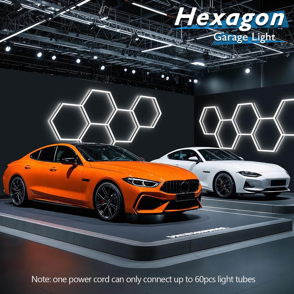 BRILLIHOOD V-shaped connector enables quick hexagon setup.