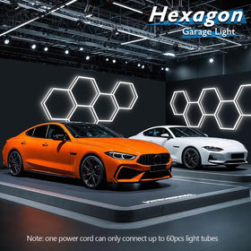 BRILLIHOOD V-shaped connector enables quick hexagon setup.