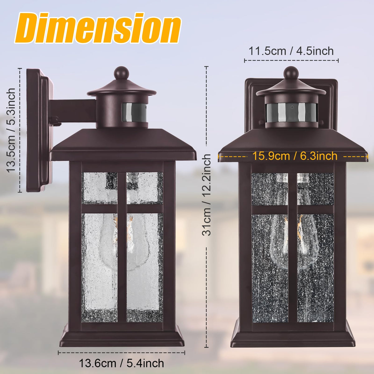 Brilvibera bronze glass shade close-up highlighting durability