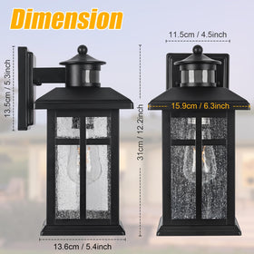 Brilvibera motion sensor light showing easy one-hand installation.