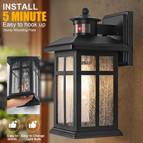 Brilvibera dusk-to-dawn outdoor light providing convenient after-dark visibility.