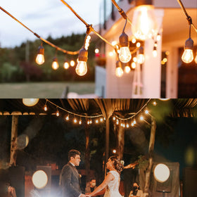 BRIMAX ideal ambiance lighting for weddings, markets, cafes, and outdoor events.