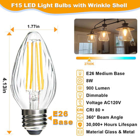 BRIMAX F15 LED porch light 2700K warm white for inviting evenings.