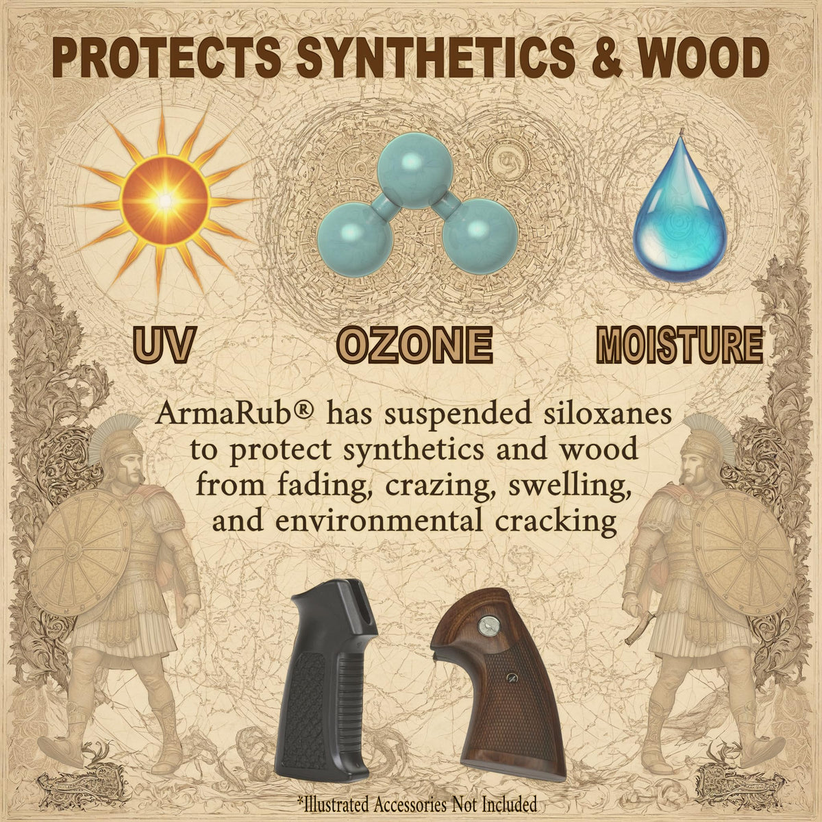 Brimshiner ArmaRub wood stock care preserves grain and finish