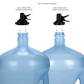 BPA-free fast-flow spout for smooth pours.