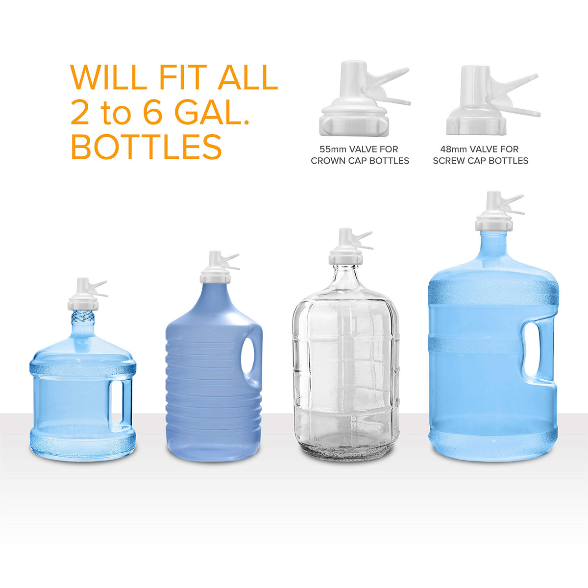 Brio BPA-free fast-flow spout for smooth pouring.