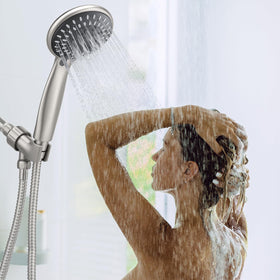 BRIOUT complete shower head kit with bracket and tape