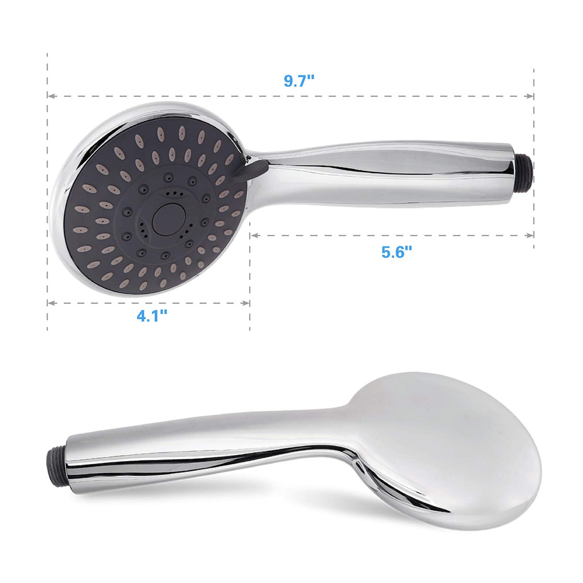 BRIOUT standard G1/2 threads ensure universal compatibility with most showers