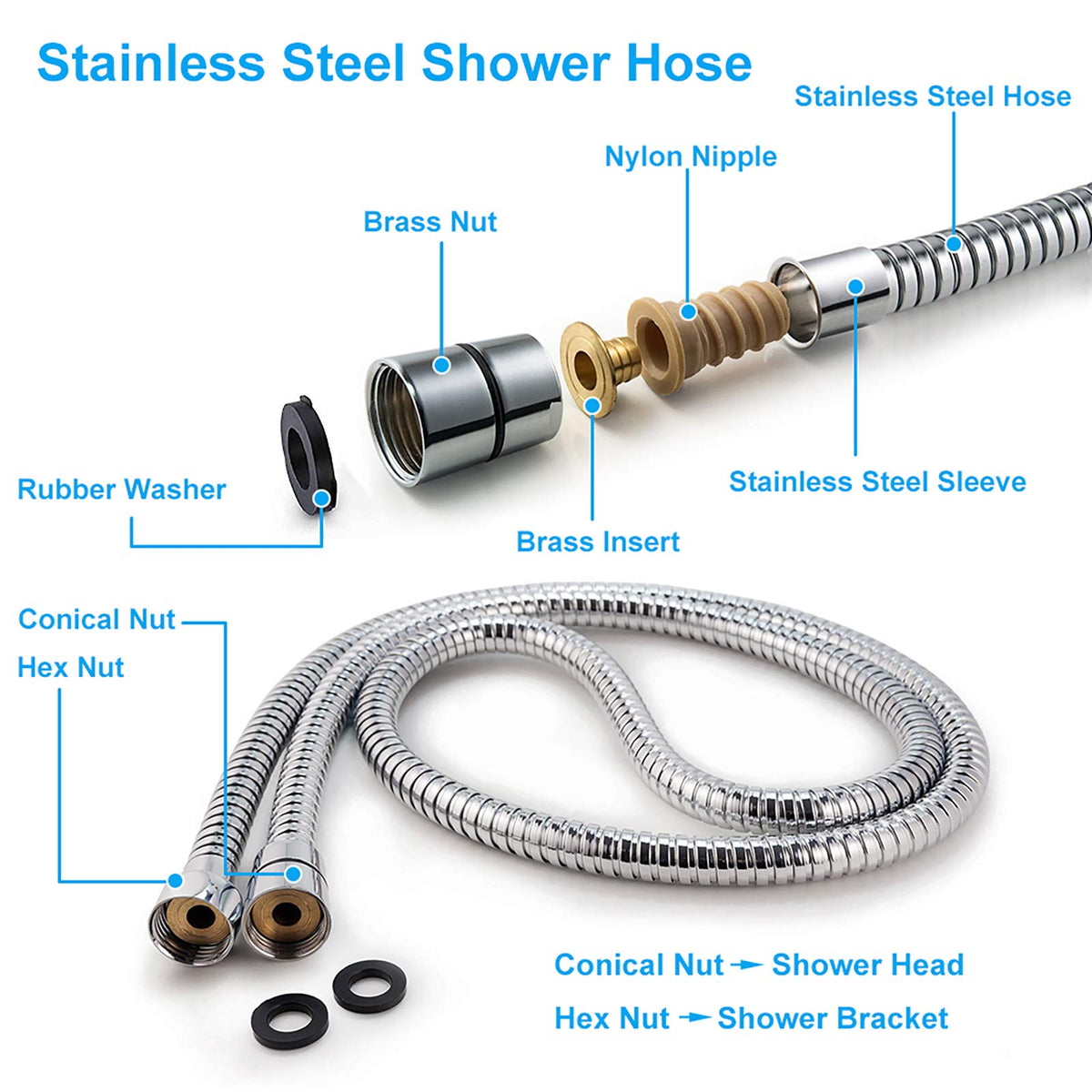 BRIOUT silicone nozzles ensure a uniform spray across all modes