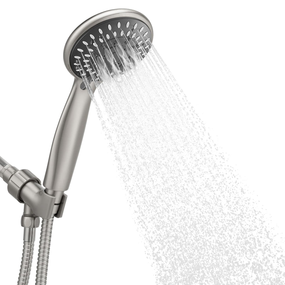 BRIOUT Briout handheld shower head with five settings for a spa-like rinse