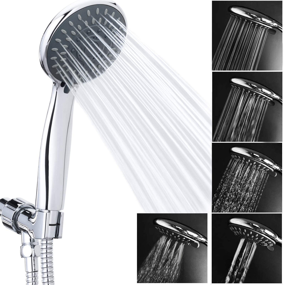 BRIOUT stainless steel 59-inch hose offers flexible, durable water delivery
