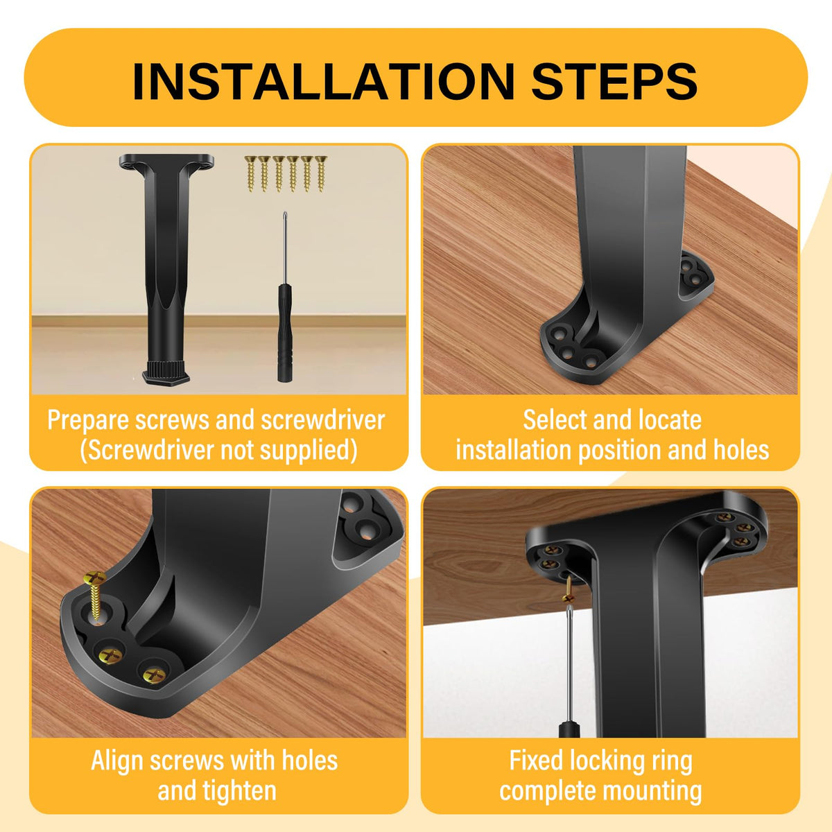BriskJoy durable hard-plastic bed leg for daily use