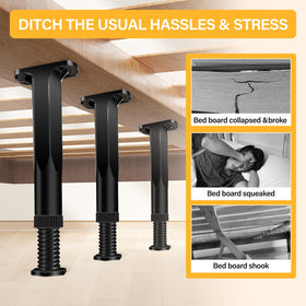BriskJoy legs adaptable for beds, sofas, tables, and more