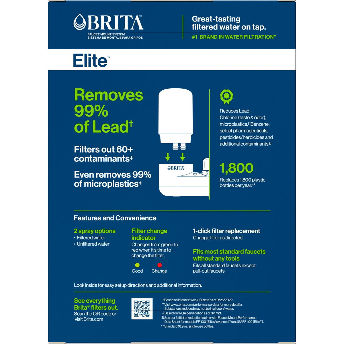 Brita Basic multi-use water filter ideal for drinking and cooking.