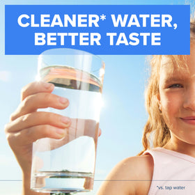 Brita Elite reduces chlorine taste and odor in water.