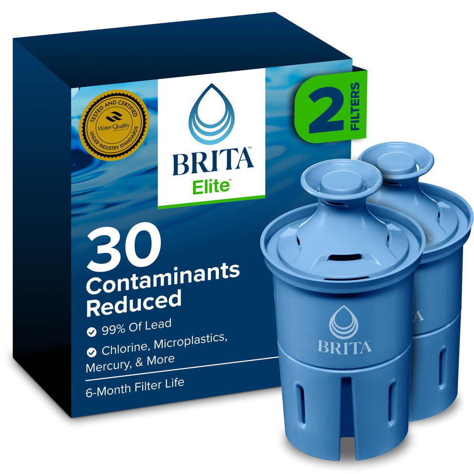 BRITA Elite filter insertion cap enables quick, secure replacement for clean water