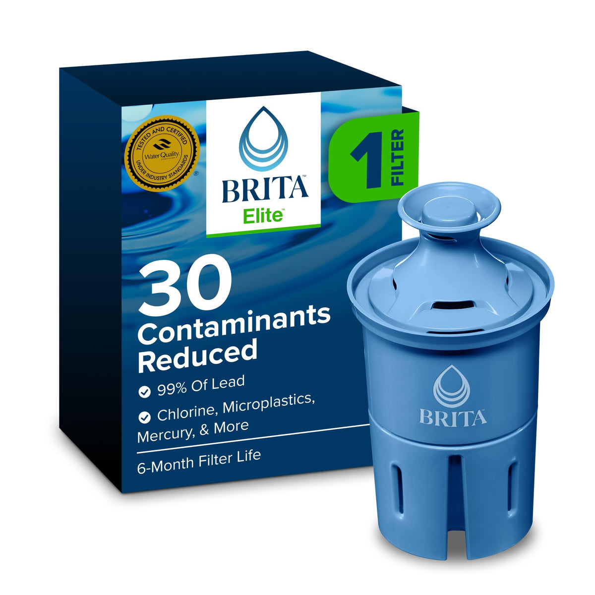 Brita Elite pitcher cap removal for easy filter access.