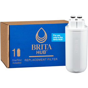 Brita Hub replacement filter package ready for installation to improve taste.