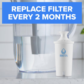 Brita impurity-reduction filter targets copper, cadmium, and mercury in tap water.