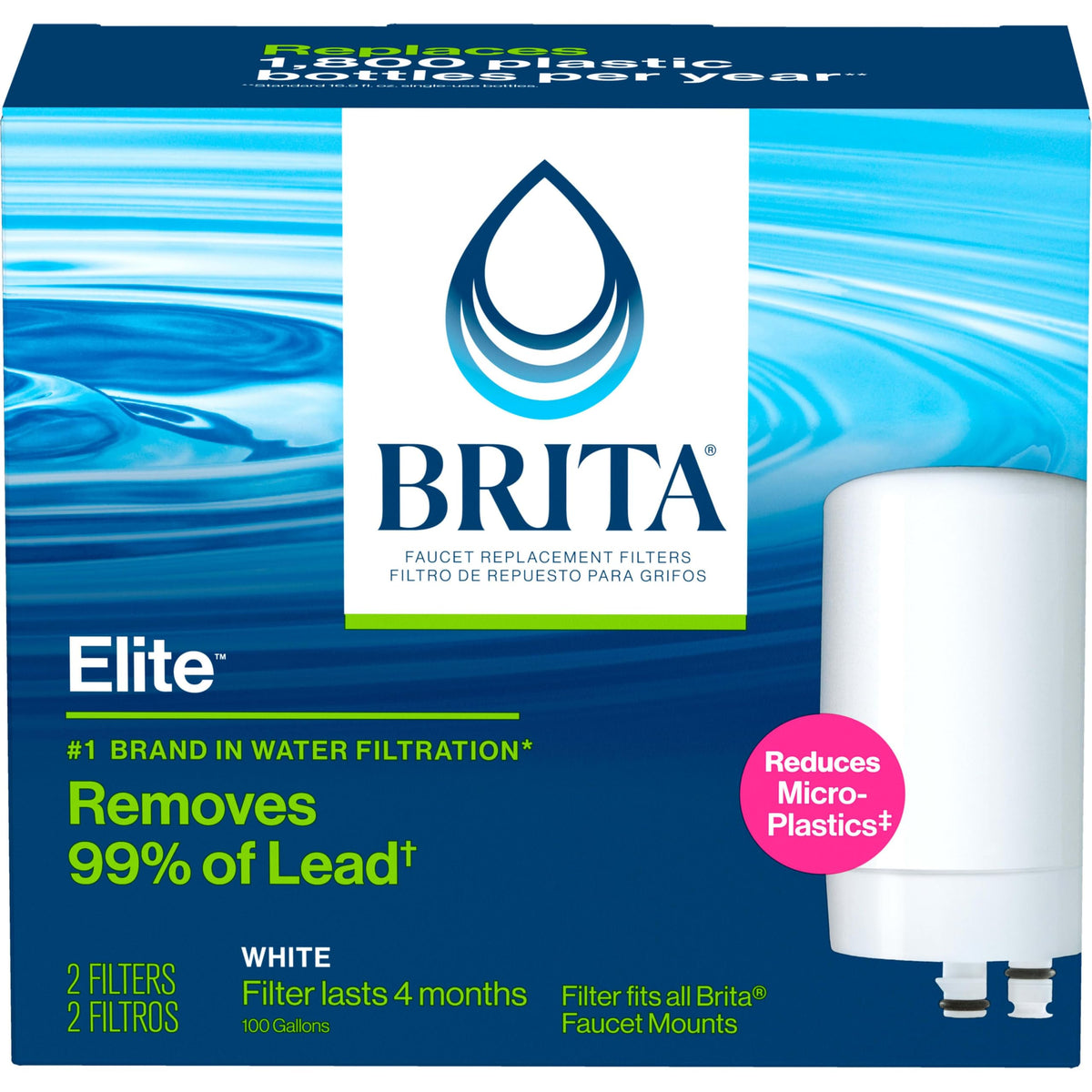 BRITA On Tap NSF-certified FF100 filter for trusted filtration