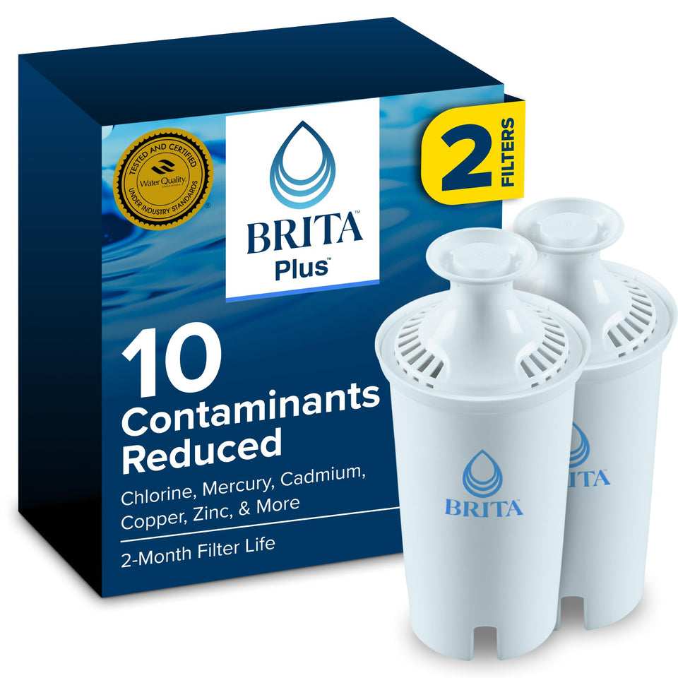 BritaPlus two filters in package ready for replacement.