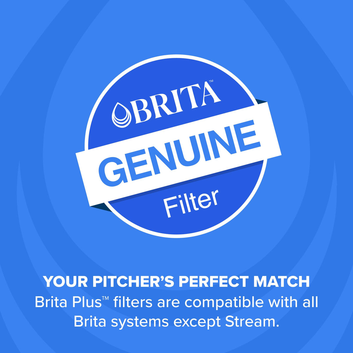 Brita Plus two-month life indicator on packaging.