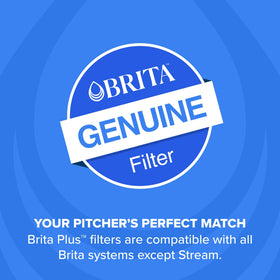 Brita Plus two-month life indicator on packaging.