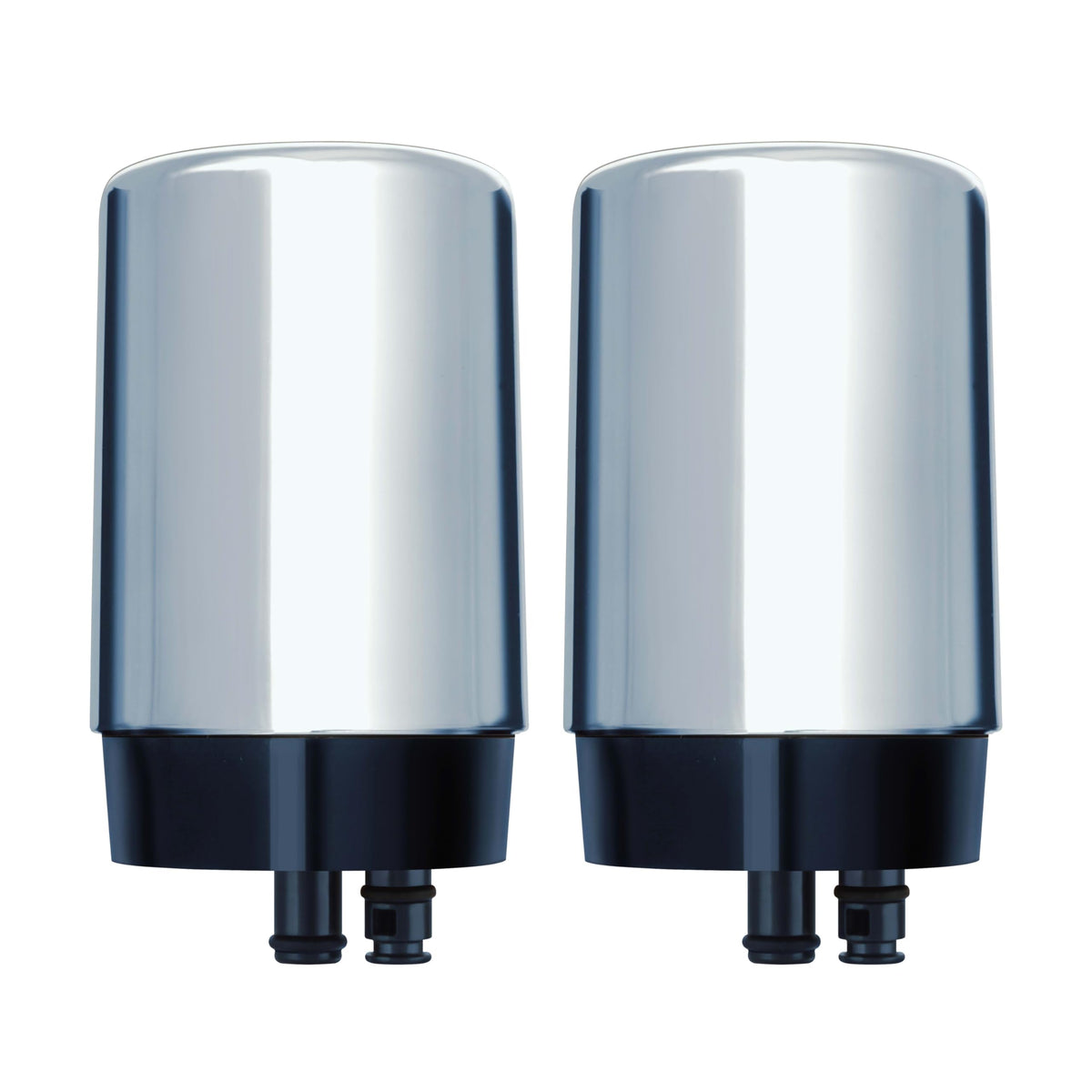Fits standard 55/64 inch faucets with adapters for Brita