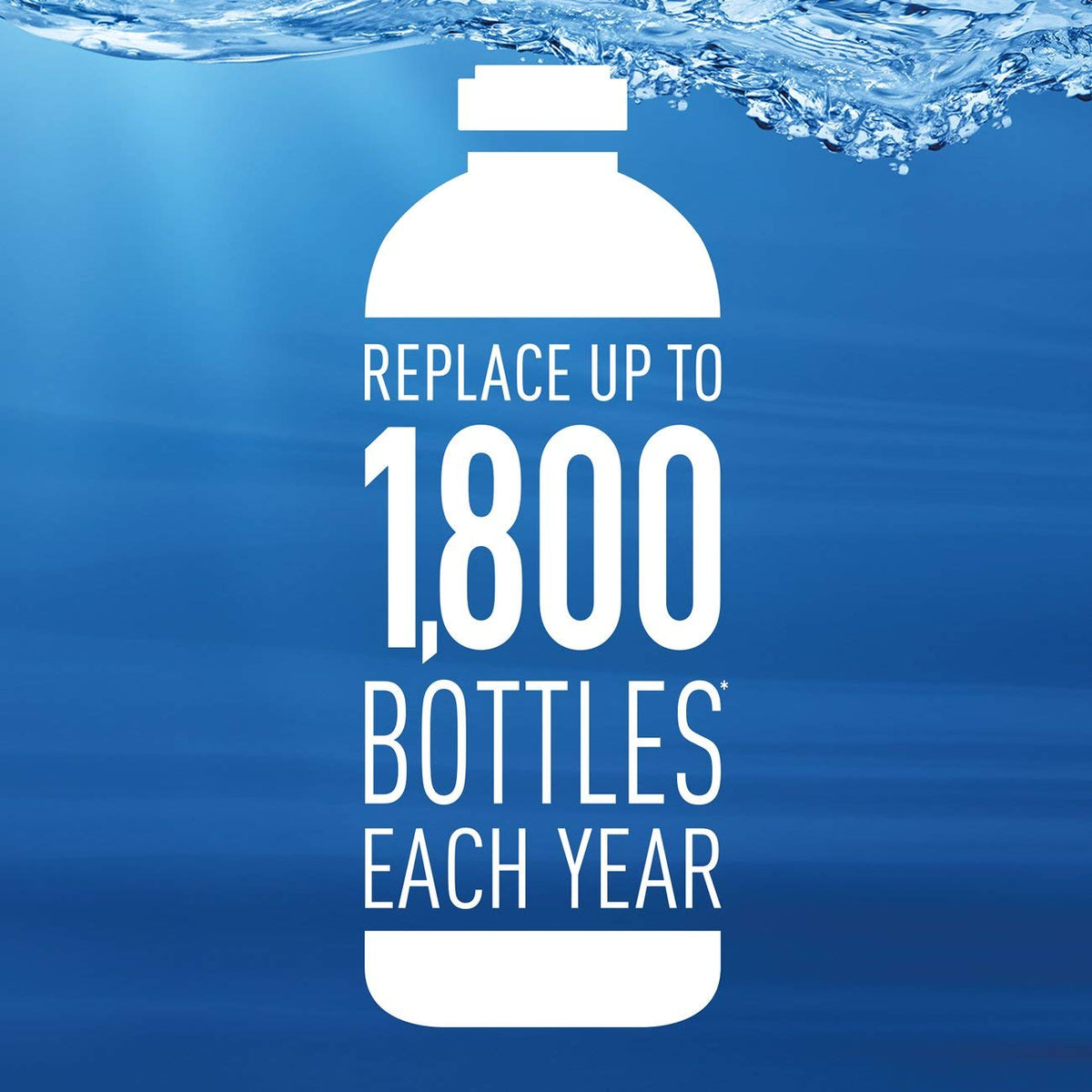 BRITA Stream pour-as-you-filter speeds clean water into glass.