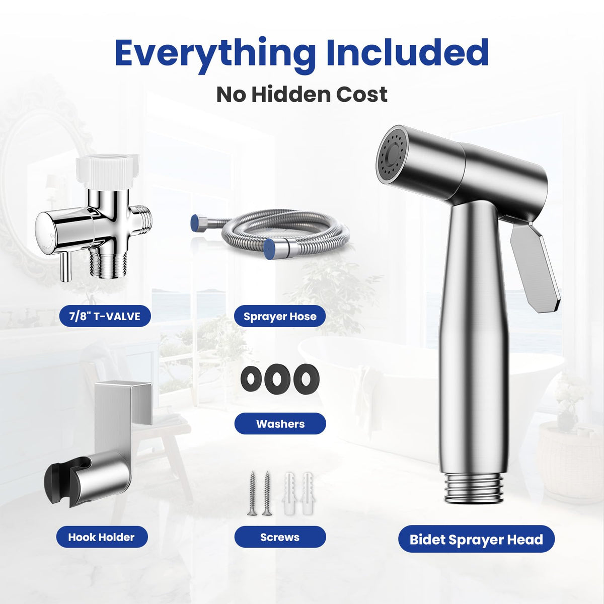 Soft silicone nozzle of BRITULIF sprayer stays easy to clean