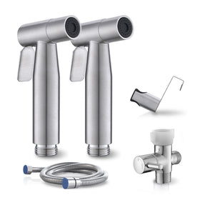 BRITULIF bidet sprayer two-pack package front view for quick, tool-free bathroom upgrade.