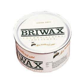Briwax Dark Brown finish on furniture showing a warm patina.