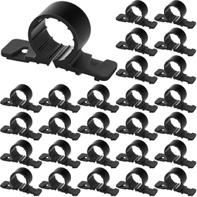 Briwooody 3/4-inch pipe clamp securing a PEX line
