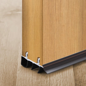 Briwooody drip-guard-fin seal keeps moisture out while boosting threshold protection.